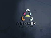 Aromex Letter A Logo Template Screenshot 2