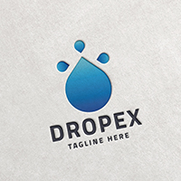 Liquid Drop Logo Logo