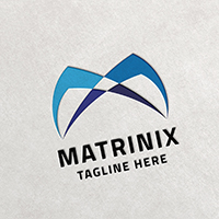 Matrinix Letter M Logo