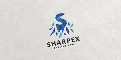 Sharpex Letter S Logo