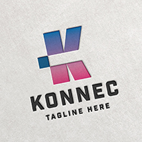 Letter K- Connect Logo