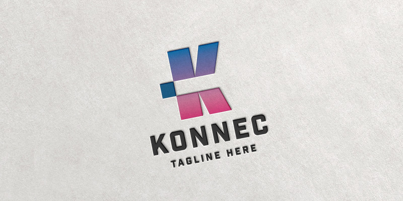 Letter K- Connect Logo