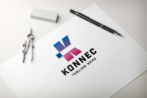 Letter K- Connect Logo Screenshot 1