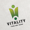 Vitality Letter V Logo