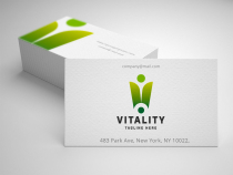 Vitality Letter V Logo Screenshot 2