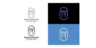 Modern Real Estate Letter M Logo