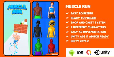 Muscle Run - Unity Source Code