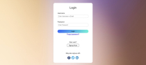 PHP Login Form with MySQL and Validation Form Screenshot 1