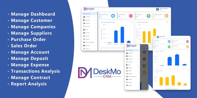 DeskMo CRM - Project Management