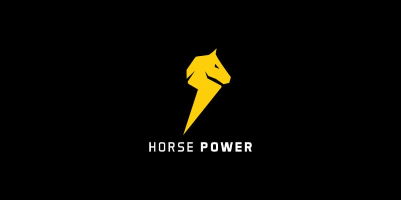 Horse Power Lightning Logo