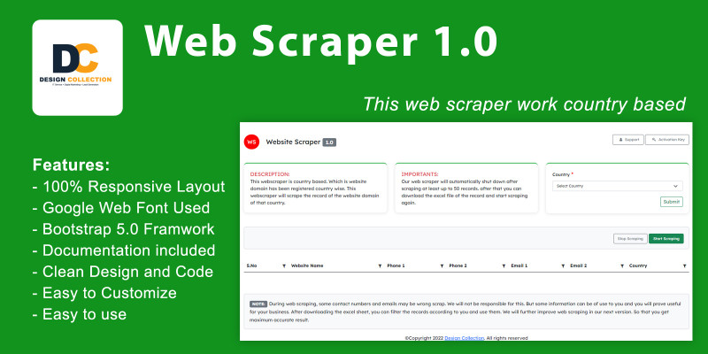 Website Scraper PHP Script