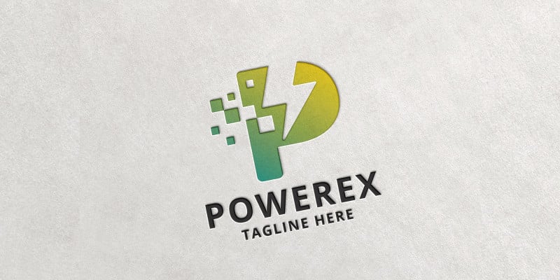 Powerex Letter P Logo
