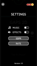 Gaps 2D - Hyper Casual Game Template For Unity 3D Screenshot 7