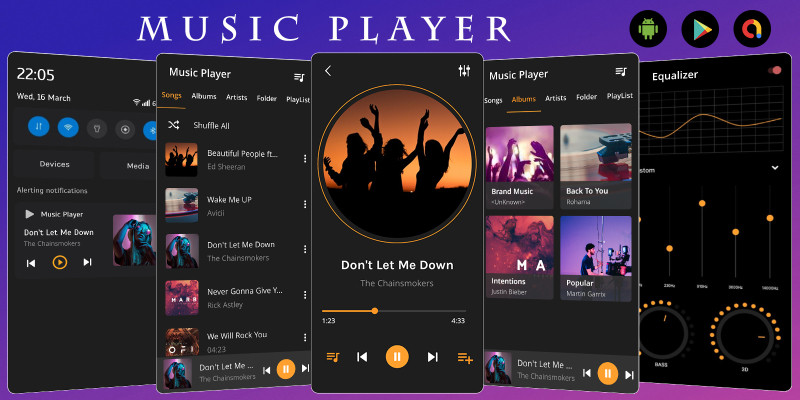  Music Player - MP3 Player - Player - Android App