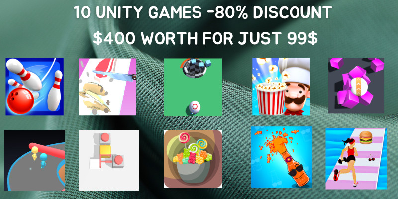 Mega Bundle Of 10 Unity Games