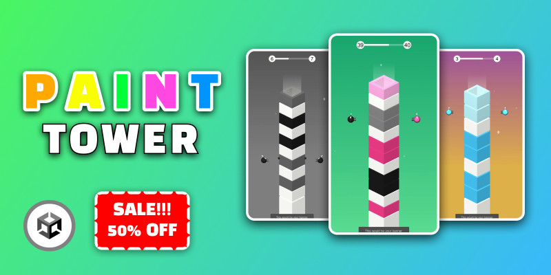 Paint Tower - Unity Template