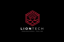 Lion  Head Tech Logo Screenshot 2
