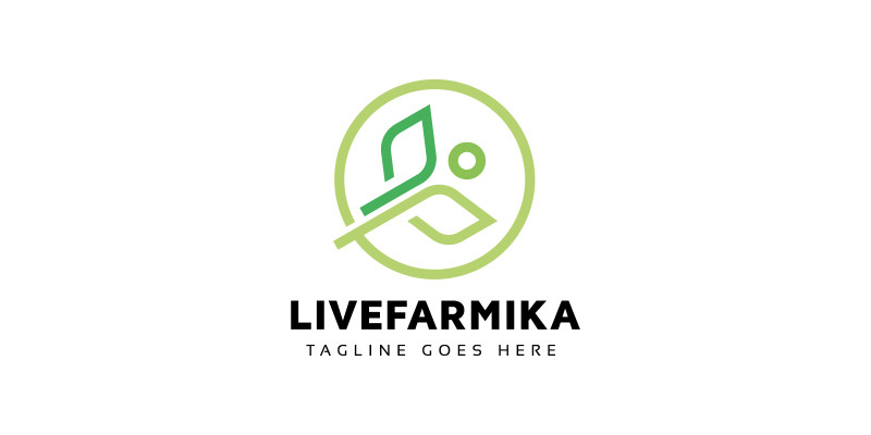 Life Circle Leaves Logo