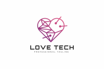 Love Tech Molecular Logo Screenshot 1