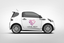Love Tech Molecular Logo Screenshot 3
