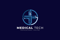 Medical Tech Cross Logo Screenshot 2