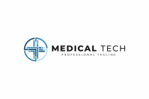 Medical Tech Cross Logo Screenshot 3