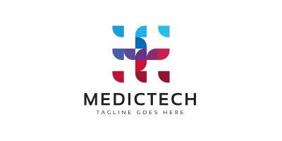 Medical Cross Colorful Logo