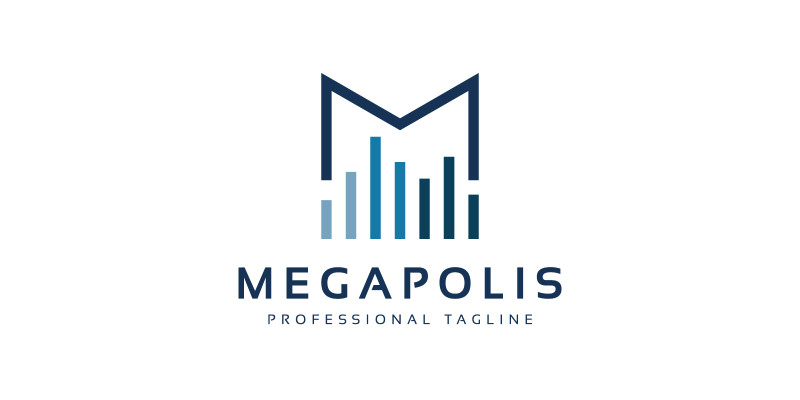 Megapolis M Letter Logo