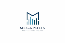 Megapolis M Letter Logo Screenshot 1