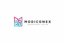 ModiconexM Letter Tech Logo Screenshot 3