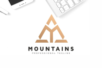 Mountains M letter Logo Screenshot 1