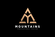 Mountains M letter Logo Screenshot 3