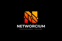 Network N Letter Tech Logo Screenshot 2