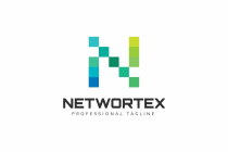 N Letter Pixel Colorful Logo Screenshot 1