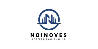 N Letter Building Logo