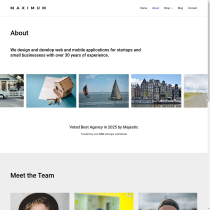 Max Solutions WordPress Theme Screenshot 1