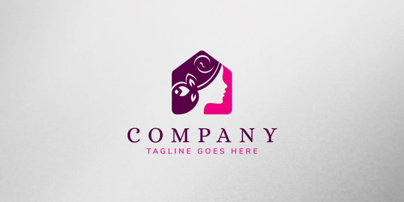 Beauty House Logo Template