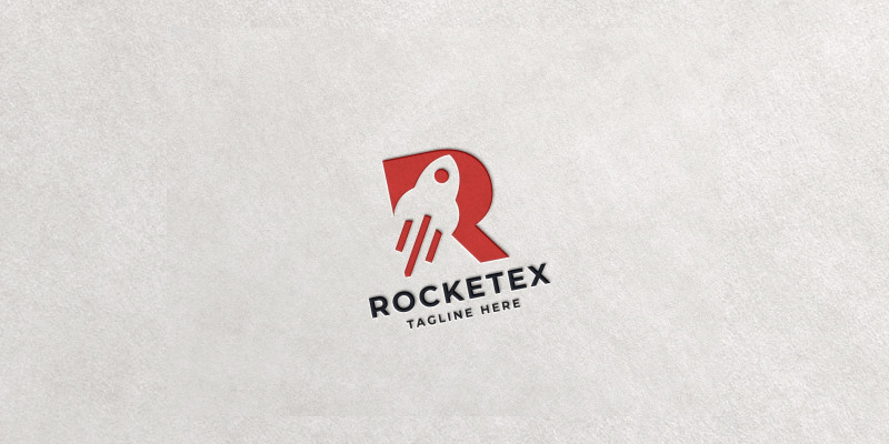 R Letter Rocket Logo