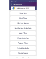 Cricket Live Score - Android App Source Code Screenshot 3