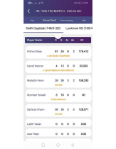 Cricket Live Score - Android App Source Code Screenshot 4