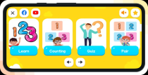 Learn Number 123 Kids Game - Flutter Android App Screenshot 2