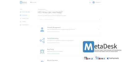 MetaDesk - Support Tickets Management 