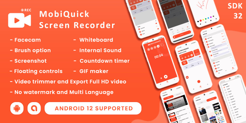 MobiQuick Screen Recorder For Android 