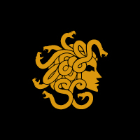 Medusa Gorgon Creative Logo 