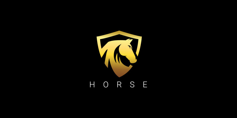 Horse Luxury Vector Logo Template