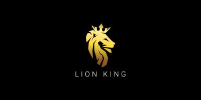 Lion Luxury Vector Logo Template 