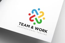 Human Team Work Logo Design Screenshot 1
