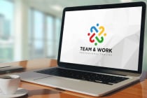 Human Team Work Logo Design Screenshot 2