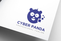 Digital Cyber Panda Logo Design Screenshot 1