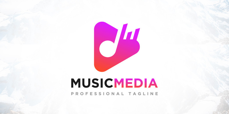 Digital Play Music Media Logo Design